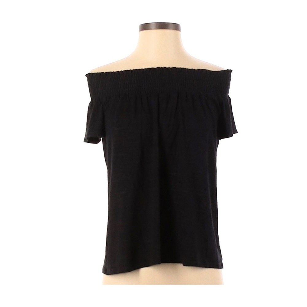 Drew off the shoulder black top